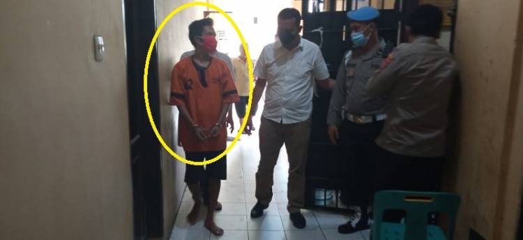 Terekam CCTV, Paman Curi Emas 30 Gram Milik Keponakannya Ditangkap Polisi Medan