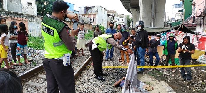 Disambar Kereta Api Jurusan Medan-Siantar, Zufrizal Tewas di Tempat