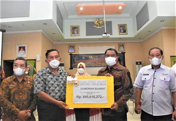 Terdampak Pembangunan Ruas Jalan Tol, 90 Warga Serdang Bedagai Terima Ganti Rugi  