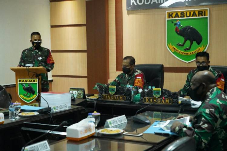 Bantu Atasi Pandemi, Kodam XVIII/Kasuari Membentuk Kogasgabpad