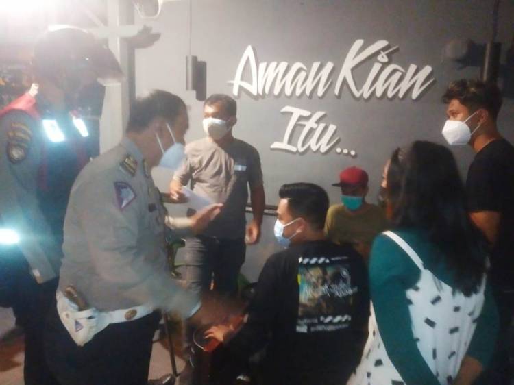 Putuskan Covid - 19, Polsek Medan Area All Out Dukung PPKM Darurat Level 4