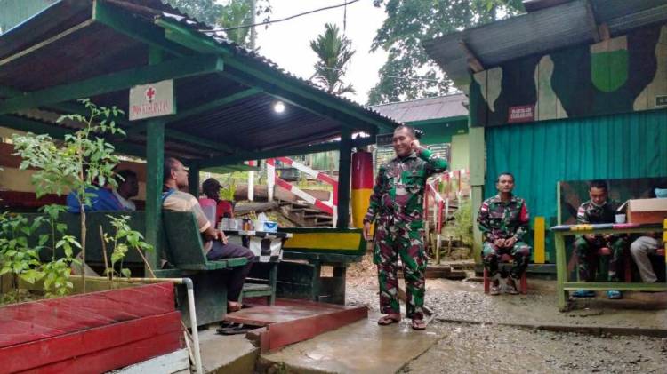 Bareng Warga, Satgas Pamtas Rayakan Idul Adha di Perbatasan