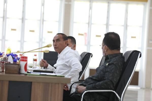 Evaluasi Usai Kunker, Gubernur Sumut Ingatkan Pentingnya Pembangunan Daerah
