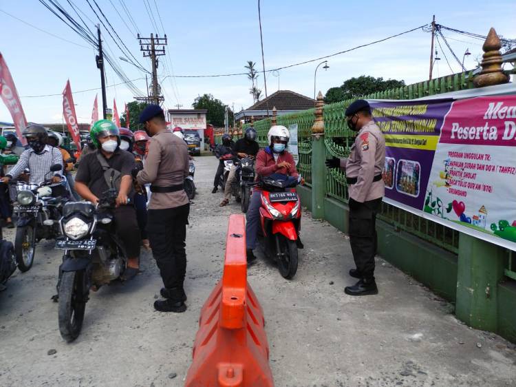 Kapolda Sumut dan Pangdam I Bukit Barisan Cek Pos PPKM Polresta Deli Serdang