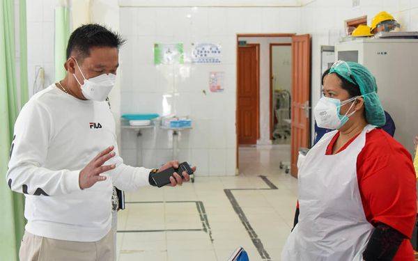 Keterlambatan Hasil Sampel Swab Covid-19, Wabup Humbahas Sidak ke RSUD Doloksanggul