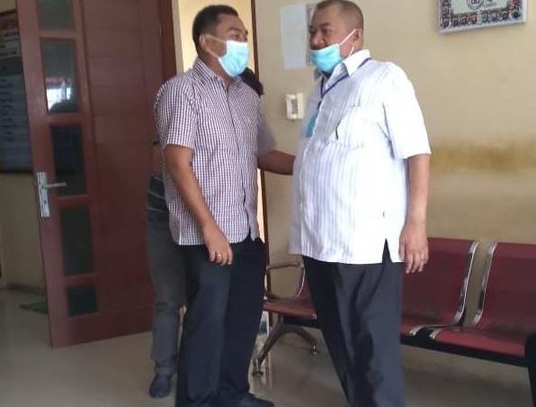 Mantan Gubernur Sumut Syamsul Arifin Temui Kasat Reskrim Polresta Deli Serdang
