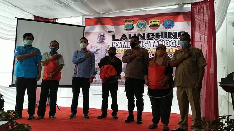 Kampung Tangguh Anti Narkoba Diresmikan Kapolda Sumut, Polresta Deli Serdang Berbagi Sembako