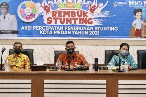 Bobby Nasution Berharap Kegiatan Rembuk Stunting Tidak Sekadar Rutinitas yang Sepele