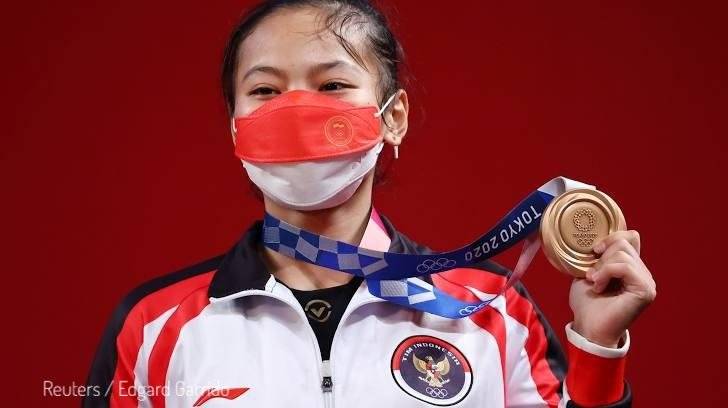 Medali Pertama Indonesia di Olimpiade Tokyo, Presiden Ucapkan Selamat