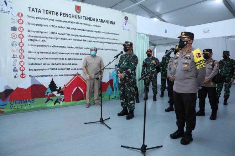  Panglima TNI : TNI-Polri Bantu Siapkan Fasilitas Isoman dan Isoter di Setiap Wilayah