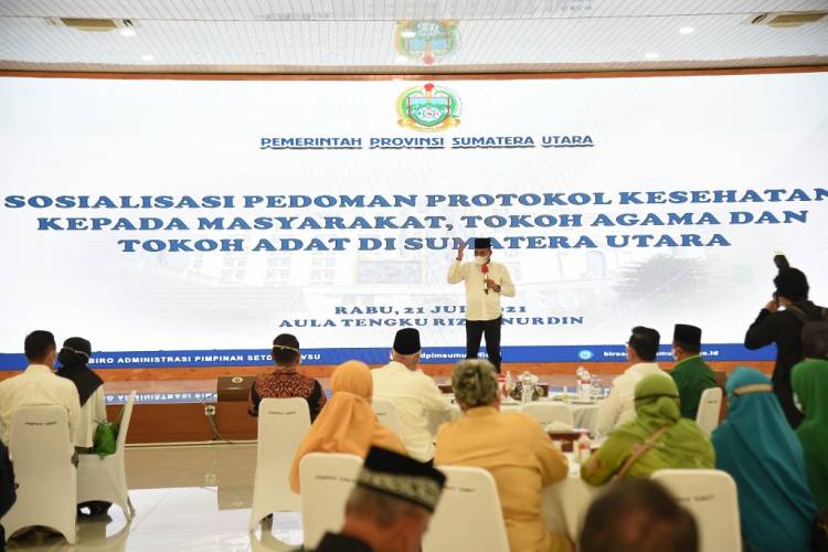 Tokoh Masyarakat Sumut Digandeng Sosialisasikan Prokes Covid-19