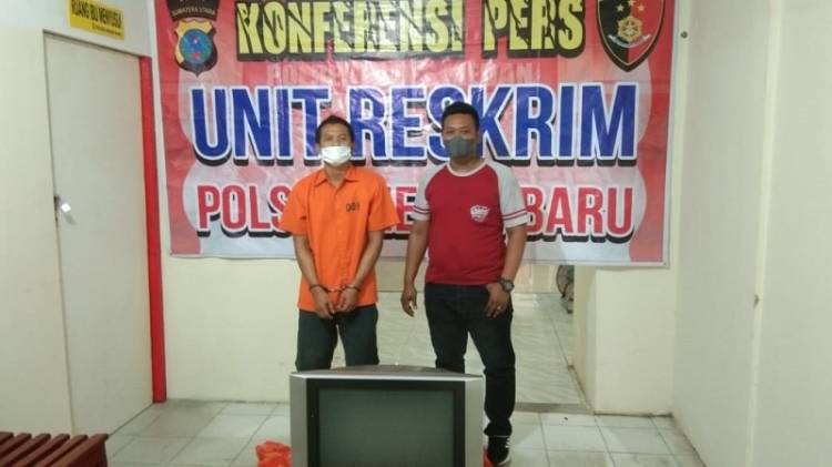 Polsek Medan Baru Tangkap Maling Bongkar Rumah di Jalan Rantang