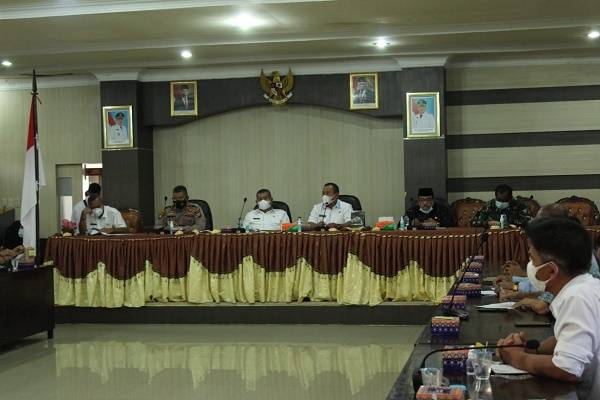 Kematian Meningkat, Wali Kota Sibolga Bersama Satgas Gelar Rakor Pemulasaran Jenazah Terpapar Covid-19