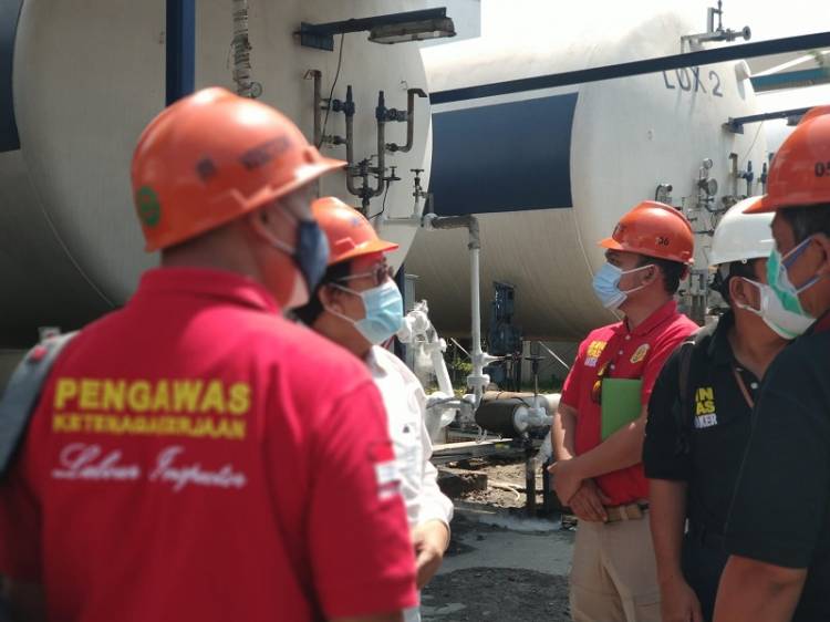 Dukung Kelancaran Distribusi Oksigen, Kemnaker Kerahkan Pengawas Ketenagakerjaan Supervisi ISO Tank