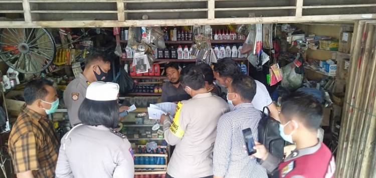 Polsek Medan Helvetia Gelar PPKM Darurat, Tempat Usaha Ditutup