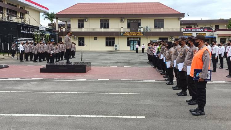 Wakapolrestabes Medan Tekankan Anggota Tingkatkan Disiplin dalam Bekerja 
