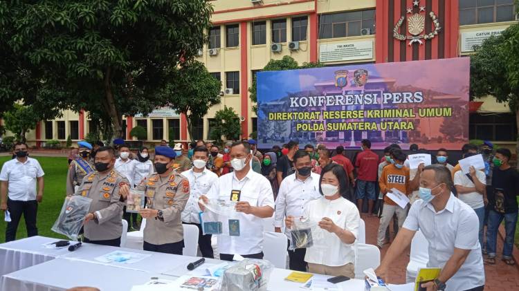 Polda Sumut Amankan 91 Pekerja Migran Ilegal di Perairan Asahan