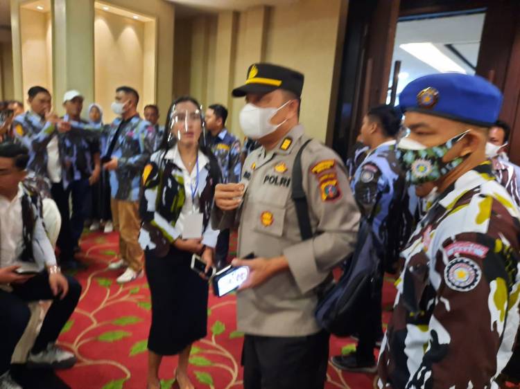 Polrestabes Medan Kawal Pelantikan DPD IPK Medan di Hotel Tiara 