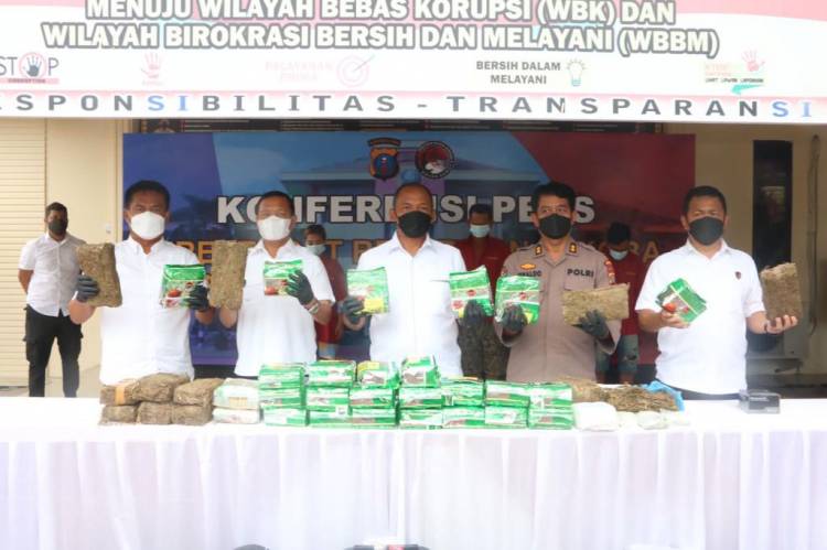 Polda Sumut Gagalkan Peredaran Narkoba Jaringan Malaysia