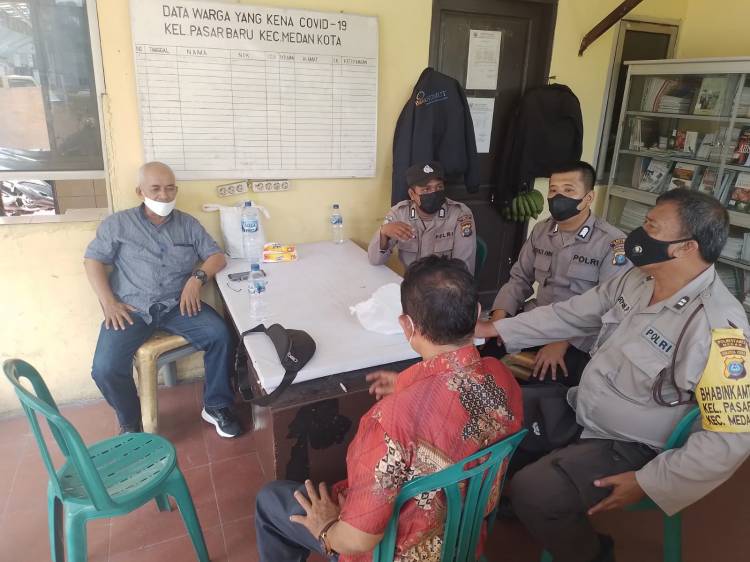 Polrestabes Medan Ajak Kepling Kelurahan Pasar Baru Berperan Jaga Keamanan dan Ketertiban 