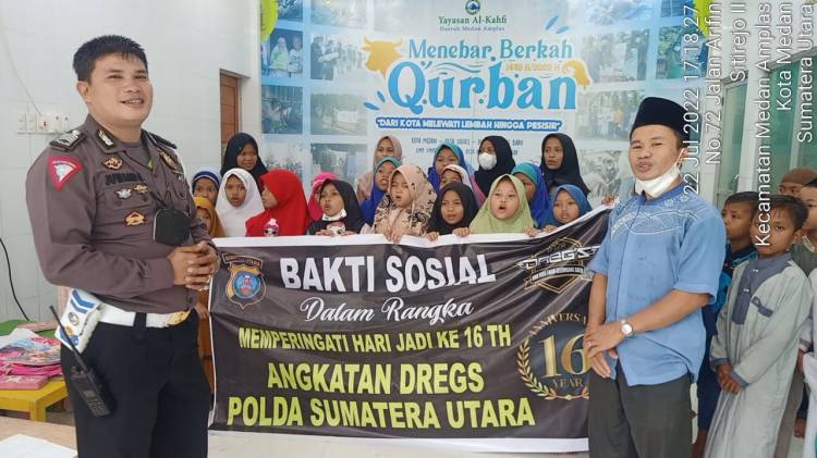 16 Tahun DREGS Sumut, Baksos ke Panti Asuhan