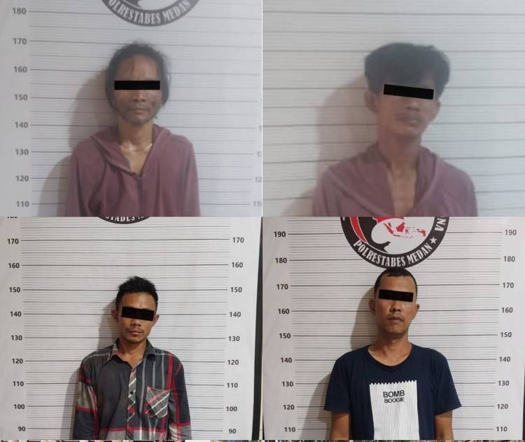Satres Narkoba GKN di Kelambir Lima, Amankan Sabu dan Empat Pelaku