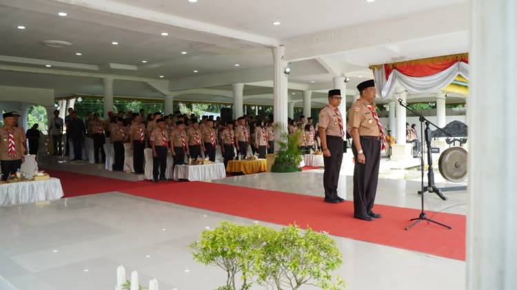 Raimuna Gerakan Pramuka Sumut Ke-VIII Resmi Ditutup Plt Bupati Langkat