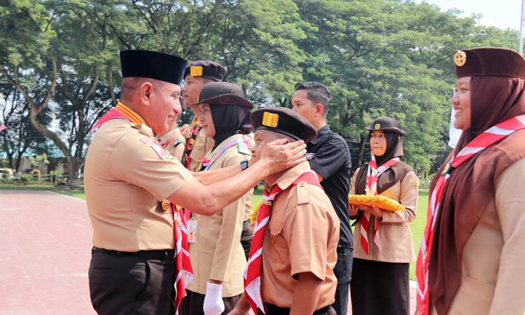 Gubernur Edy Rahmayadi Buka Raimuna Daerah Gerakan Pramuka Sumut VIII di Langkat