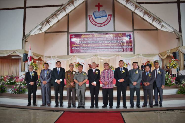 Synode Tahunan ke-75 GPI, Walikota Pematang Siantar Harapkan Gereja Berperan Hadapi Persoalan Masyarakat