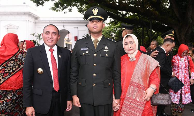 Bangga Anaknya Dilantik Jadi Perwira TNI oleh Presiden, Edy Rahmayadi: Khatam Mendidik Anak Saya