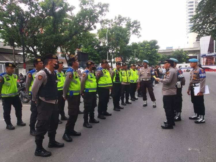 Apel Sispamkota, Polrestabes Medan:  Antisipasi Kegiatan Kelompok Geng Motor Menyimpang