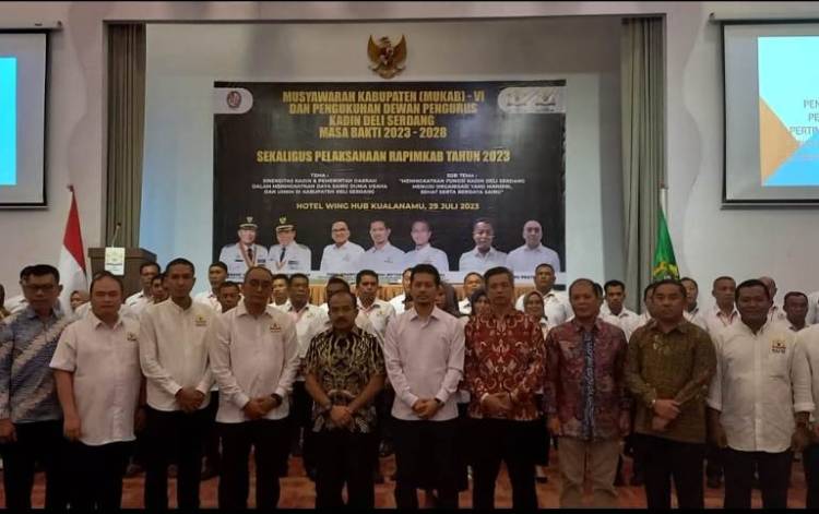 Ketua KADIN Medan Apresiasi Pelantikan KADIN Deli Serdang