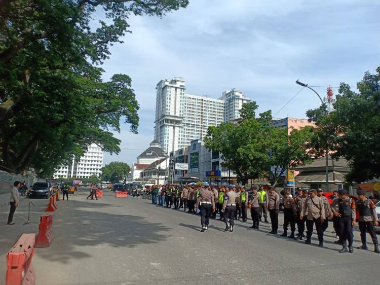 Redam Kejahatan Jalanan, Wakasat Reskrim Polrestabes Medan Pimpin Apel KRYD