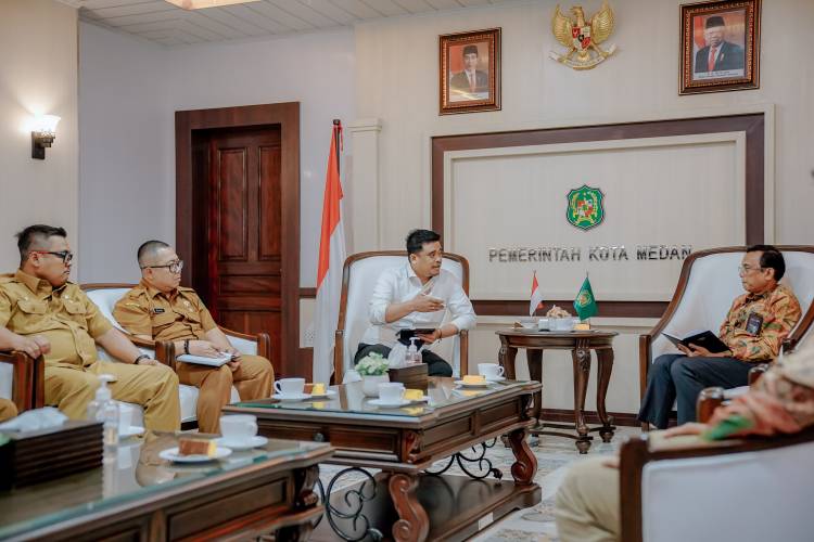 Jadikan Medan Lebih Baik dan Estetik, Walikota Medan Ajak PT PLN Kolaborasi Dukung Program Merata