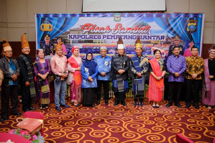 Walikota Pematang Siantar Hadiri Pisah Sambut Kapolres Pematang Siantar