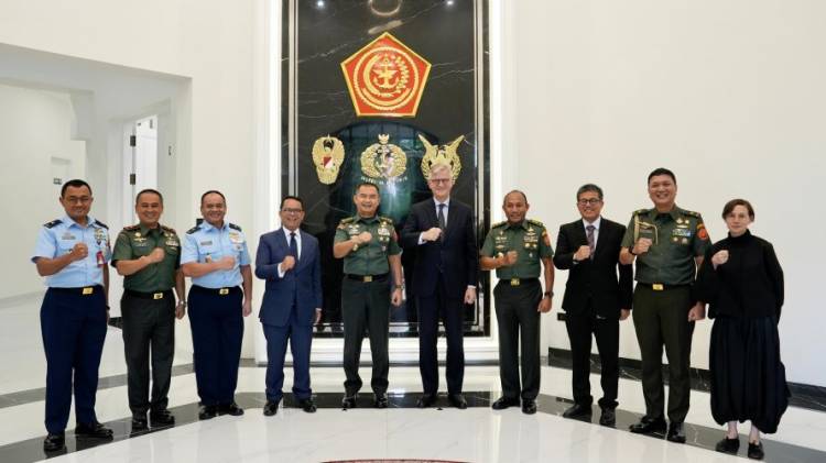 Kasum TNI Menerima Kunjungan Wakil Sekjen PBB