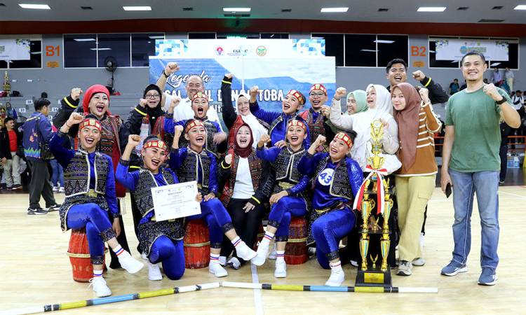 Tim Sumut Raih Juara 3 Senam Kreasi Piala Ibu Negara 2024 di Jakarta