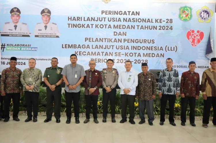 Ketua WALUBI Medan Hadiri Peringatan Hari Lansia Tingkat Kota Medan
