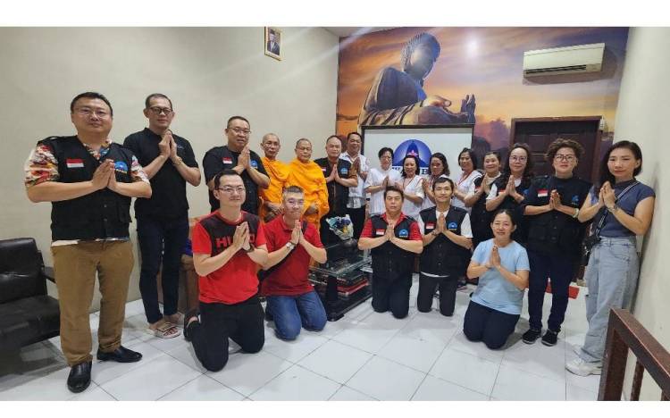 Silaturahmi MBMI Tebingtinggi ke Kantor WALUBI Medan