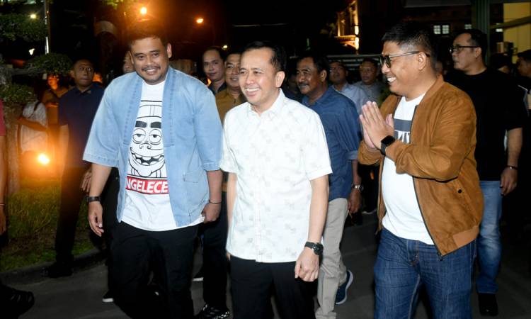 Hadiri HUT ke-434 Kota Medan, Pj Gubernur Sumut Ajak Warga Tetap Kompak dan Jaga Iklim Kondusif