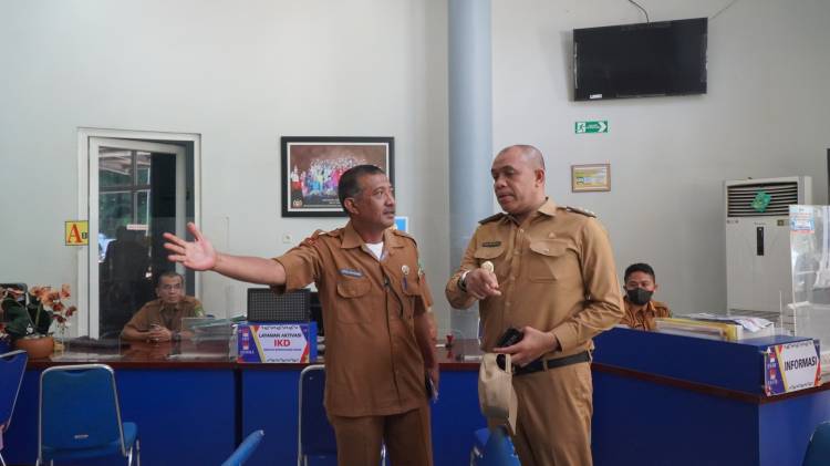 Pj Bupati Langkat Lakukan Monitoring Pelayanan Publik, Targetkan Kategori Nasional