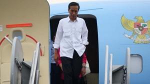 Kunker Presiden Jokowi, Transit di Bandara Kuala Namu