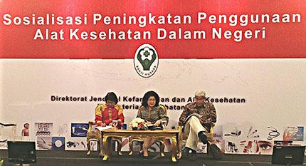 Menkes Buka Sosialiasi Peningkatan Produk Alat Kesehatan Dalam Negeri