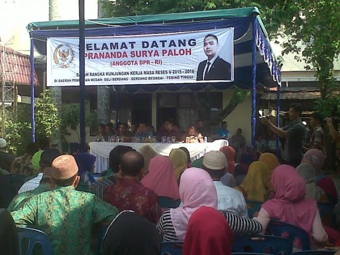 Prananda Surya Paloh Lakukan Kunker ke Kantor Camat Medan Johor
