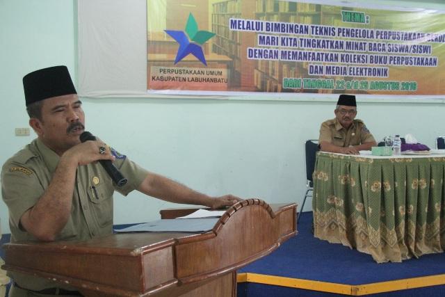 Sekdakab Labuhanbatu:Perpustakaan Sebagai Sarana Pendidikan Informal