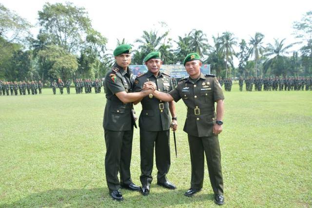 Danrem 022/PT Pimpin Sertijab Danyonif 126/KC