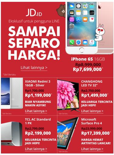 JD.ID Gelar JDHalf Menggandeng LINE Indonesia
