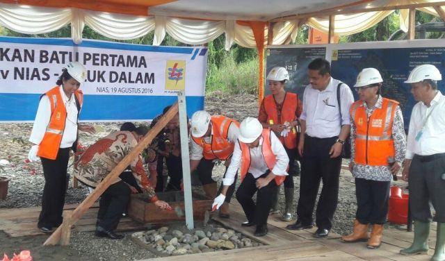 Presiden Resmikan Pembangunan SUTT di Nias