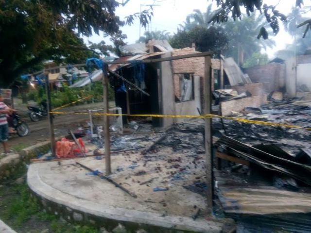 Empat Rumah di Langkat Musnah Terbakar 