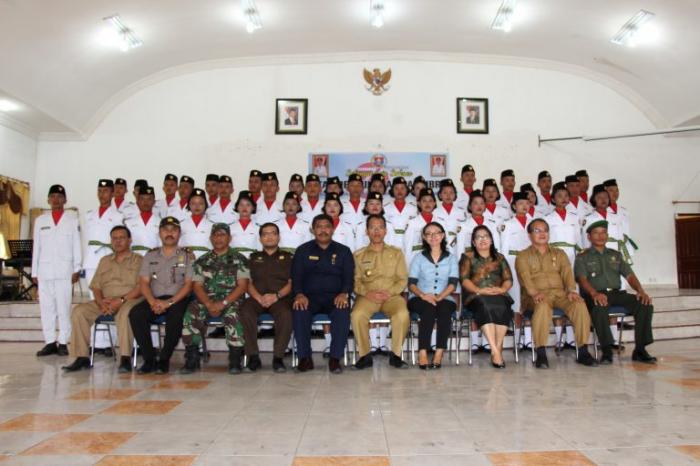 36 Personel Paskibra Dikukuhkan Bupati Humbahas